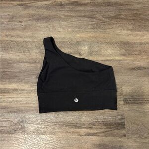 lululemon athletica Asymmetric One-Shoulder Sports Bra - Black